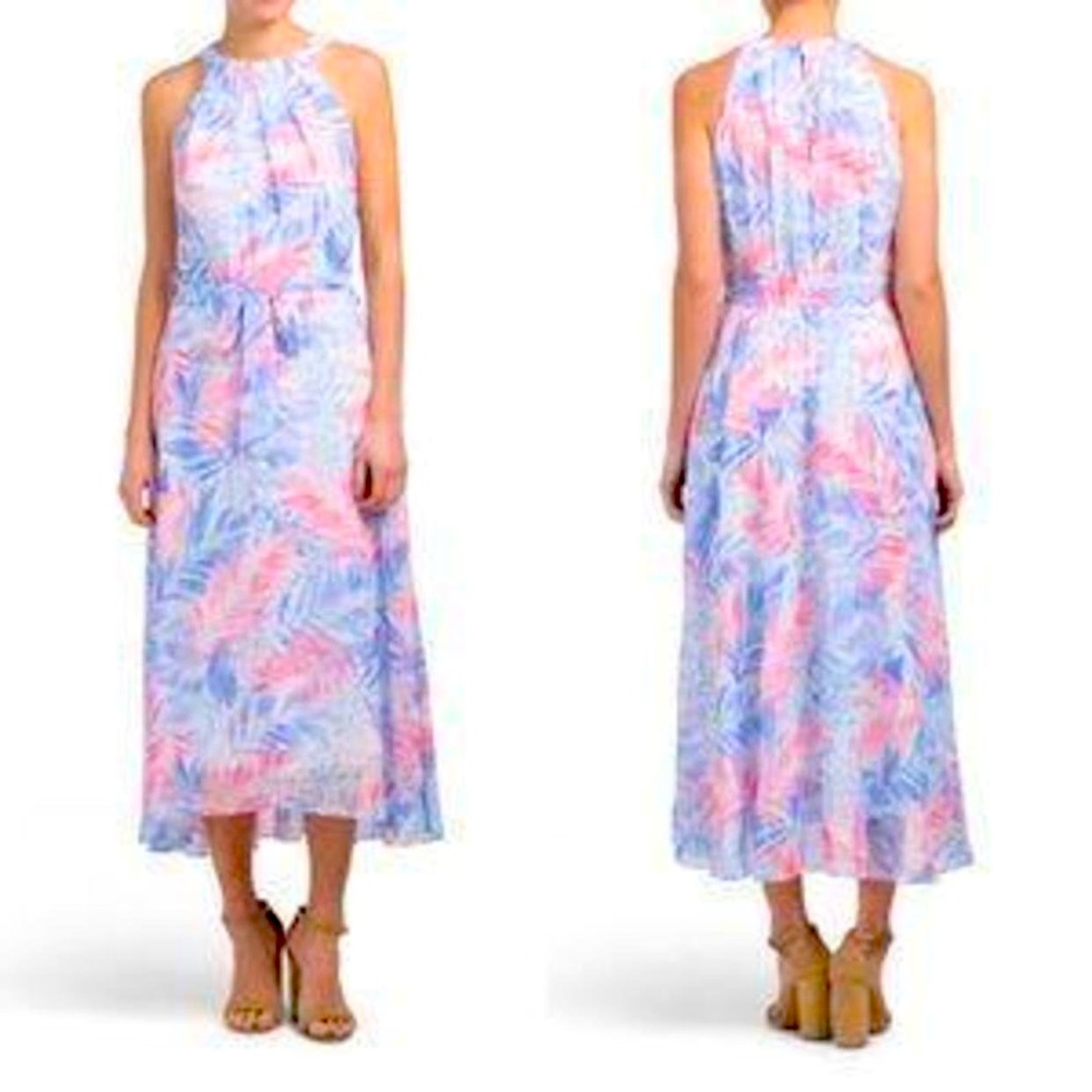 Nicole Miller Halter Maxi Dress Size 14